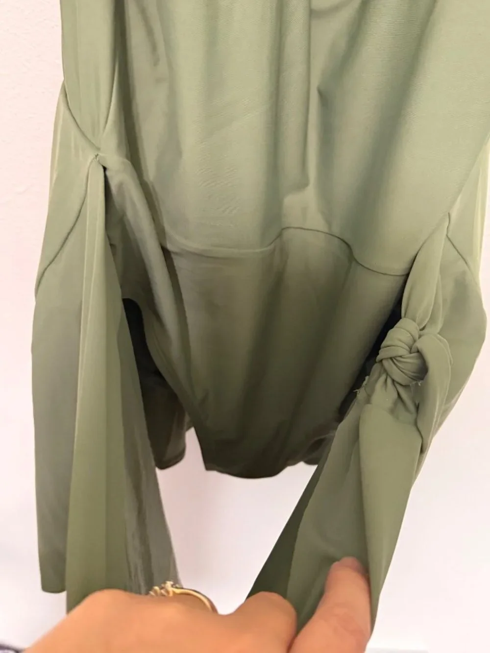 Time and Tru NWOT Women's Plus Size Wrap Swim Dress Olive Size XL
